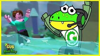 Roblox Flood Escape 2 Sunken Ship Level Let's Play with Gus the Gummy Gator