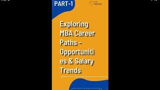 MBA career paths - opportunities and salary trends #career #salary #mba #opportunity #exam #career