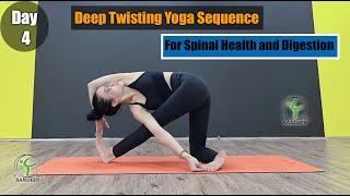 Day - 4 Deep Twisting Yoga Sequence (For Spinal Health and Digestion) | Yoga With Sandeep | Vietnam