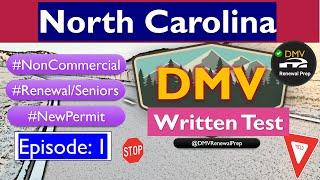 NC DMV Practice Test 2023  Permit & Renewal Seniors Test