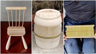 Bamboo Crafts - Awesome bamboo craft making - How to make wonderful crafts from bamboo@EATINGMUKBANG43