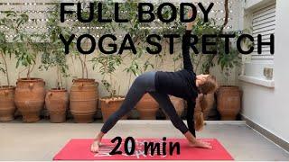 20 minute FULL BODY YOGA STRETCH | Yoga for Beginners | Ashtanga vinyasa practice