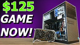 $125 Gaming PC That You CAN Build to Game NOW!!  Dell Optiplex 3020 w/ RX 560 + Benchmarks