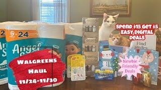 WALGREENS HAUL 11/24-11/30 | NEWBIE FRIENDLY  | EASY DEALS!