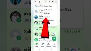 WhatsApp Chat Lock Kaise Kare | How To Lock WhatsApp Chat | #sorts #viral #tech #trending #sortfeed