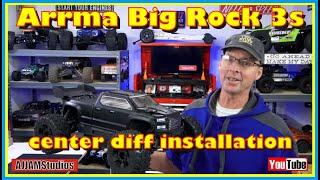 Arrma Big Rock center diff installation