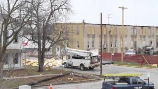 Storms damage Simonds and Big Rapids Water Treatment Plant