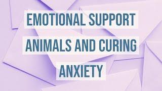 Emotional Support Animals and Curing Anxiety