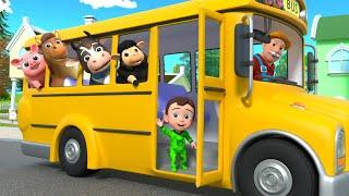 Wheels On The Bus | Baby Helps Animals  +More Lalafun Nursery Rhymes & Kids Songs