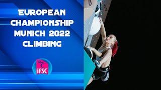 Lead Women Final European Championships  Climbing | Munich 2022