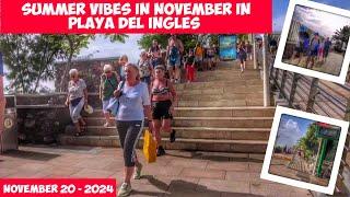 Gran CanariaSUMMER VIBES IN NOVEMBER IN PLAYA DEL INGLES - NOVEMBER 20 - 2024