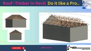 How to create roof trusses in revit 2024 | Revit Roof Tutorial