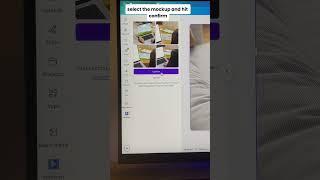 Making mockups is that easy in canva!