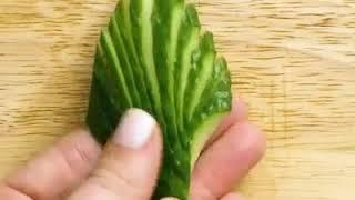 Сервировка овощей на стол