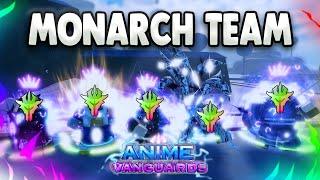 I ROLLED MONARCH ON ALL MY META MYTHICAL UNITS* [RELEASE] Anime Vanguards