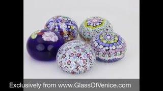 Murano Glass Millefiopri Paperweights | www.GlassOfVenice.com