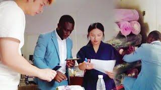 Fabric inspection & factory tour in China Easy Trade Africa