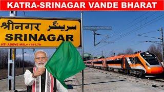 India's fastest train- Vande Bharat in Kahmir | Katra Srinagar vande bharat | Papa Construction