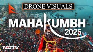 Mahakumbh Mela Prayagraj | Incredible Drone Visuals From Sangam At Mahakumbh Mela, Prayagraj