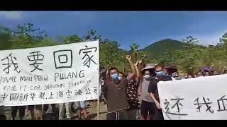 【寫實記錄】中国人在印尼维权，上海宝硕公司在印尼欠中国劳工的钱；