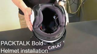 PACKTALK Bold: Helmet Installation