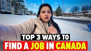 Top 3 Ways to Get a Part-Time Job in Canada FAST!  (International Student Guide)