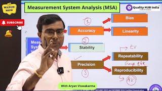 Measurement System Analysis (MSA) | Bias, Linearity & Stability | Variable & Attribute MSA Study |