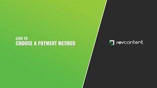 Choose A Payment Method