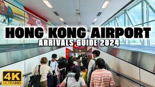 [4K] MANILA To HONG KONG AIRPORT Arrivals Guide! Flight & Travel Essentials!