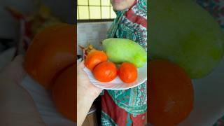 Raw Mango Tomato Chutney #shorts #mango #shortvideo #food #cooking #viralvideo #recipe #kairichutney