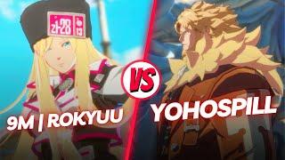 GGST ▰ Rokyuu (Millia) Vs YoHoSpill (Leo) | Guilty Gear Strive High Level Replay 