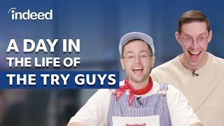 A Day in the Life of Content Creators ft. The Try Guys | Indeed