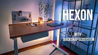 Standing Desk With Endless Customization Options - ErgoTune Hexon