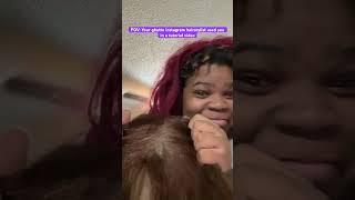 The product was just conditioner and shampoo… #hairstylist #ghetto #hairtutorial #instagram