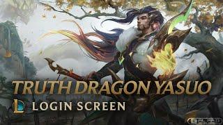 Truth Dragon Yasuo | Dragonmancer Theme | Login Screen | Animated 4K 60fps - League of Legends