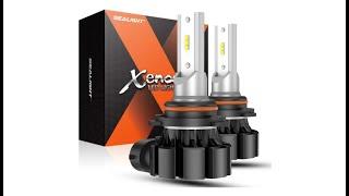 SEALIGHT H10 LED Fog Light Bulbs, 5000 Lumens 12W High Power 6000K Xenon White 300% Brightness