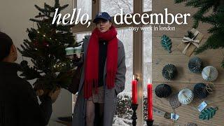 Hello December  | Festive days, decor & furniture shopping, decorating my new home for christmas