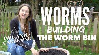 Starting a Worm Bin on How to Grow a Garden with Scarlett