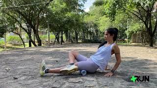 FoamRoller para isquiotibiales y banda iliotibial / PlusRun