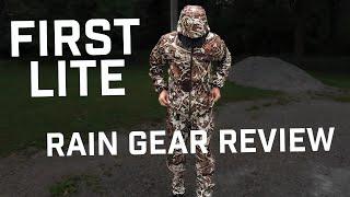 What you need to know before buying First Lite Rain Gear | Review of Boundary Pants and Vapor Jacket