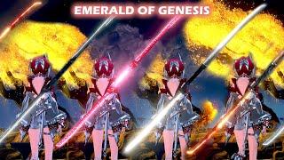 Emerald Of Genesis Double Blade Mod Showcase - Woju Mod - Wuthering Waves 2.0 Mod