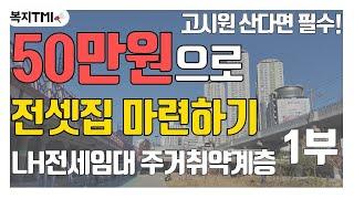 [LH전세임대] LH전세임대주택 주거취약계층 지원사업 1부 (고시원 전세자금대출)