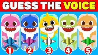 Guess the BABY SHARK Characters by Their Voice - Quiz for Fans!
