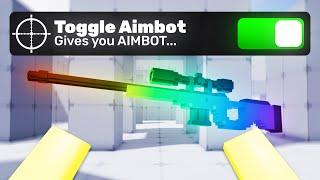 I MASTERED SNIPER WITH AIMBOT IN ROBLOX RIVALS!