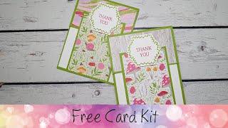 Free Card Kit for January 2025 featuring Stampin' Up!® Products #stampinup #sunnstampin