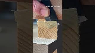 How to Make Handmade Wood Joints #woodworking #tools #woodwork #tips #shortsvideo