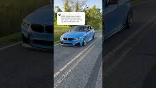 More slow comments  #bmw #m3 #bmwm3 #f80 #f80m3 #cars #carshorts #shorts #youtubeshorts #supercar
