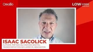 Invitation to Creatio's Low-Code Marathon: Isaac Sacolick, Author, Top Social CIO/CDO, Innovator