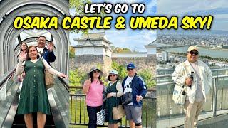 Osaka 360 View at Umeda Sky + Walking around Osaka Castle!  | JM Banquicio