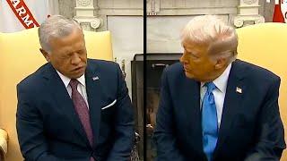 Trump Goes Off The Rails, Bewildering King Of Jordan